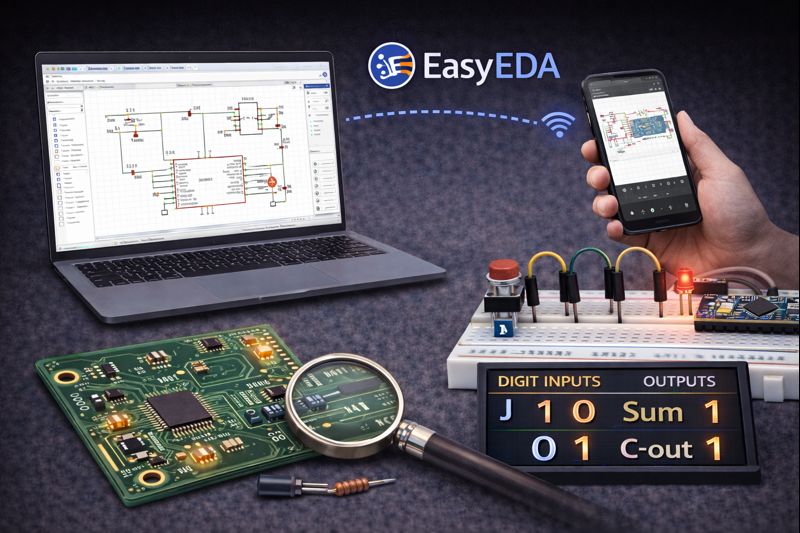 EasyEDA ile Online Devre Tasarımı